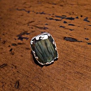 Sterling silver Labradorite ring